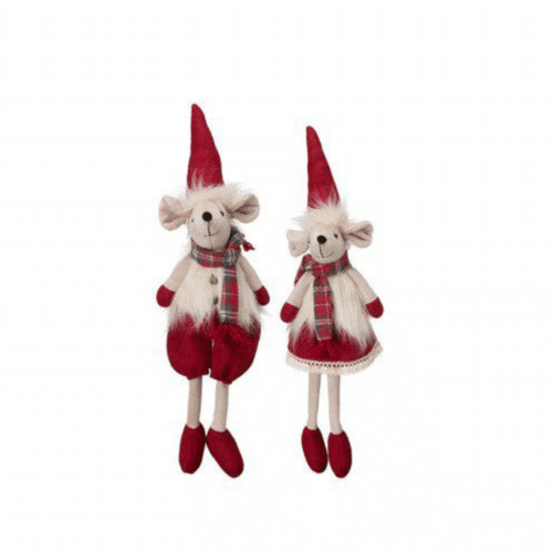 Julmus Sittande Röd mix 1st