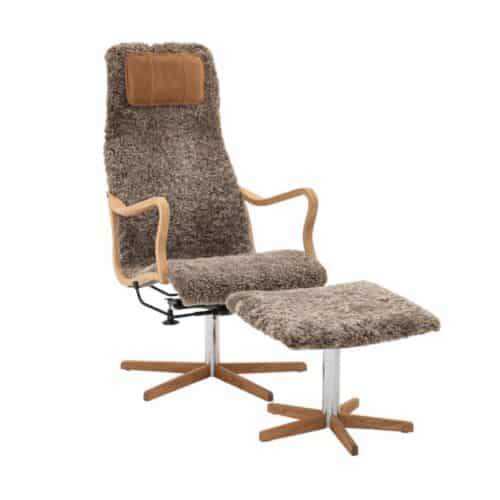 Bröderna Andersson CHIC fårskinn fåtölj
