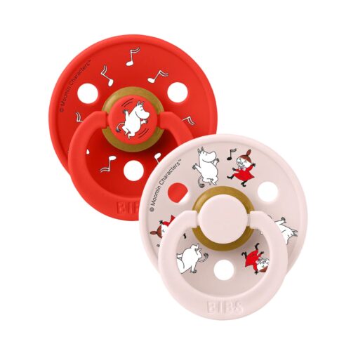 BIBS Moomin Nappar 2-pack Candy Apple mix storlek 2