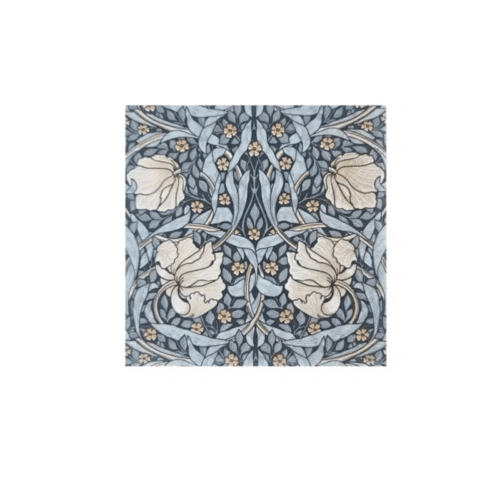 Servett William Morris Blå