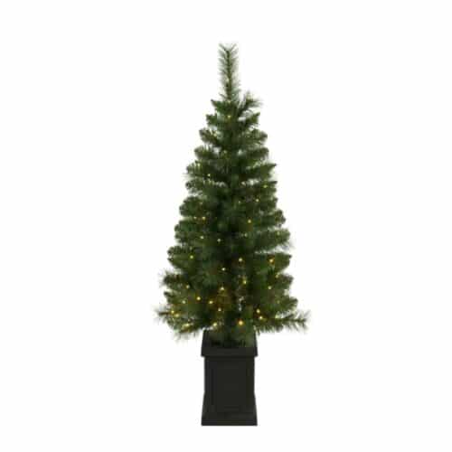 Julgran med LED Hytte 120 cm