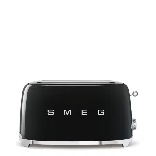 Smeg Brödrost 4x2 Svart Högblank