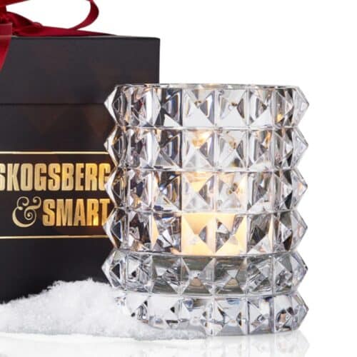 Skogsberg & Smart Hurricane crystal ljuslykta medium stud