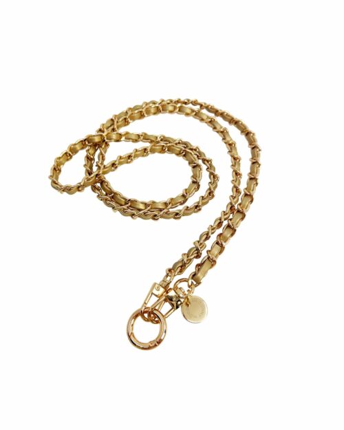 In sunny mood mobilhalsband guld