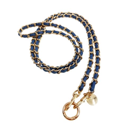 In sunny mood mobilhalsband blå guld