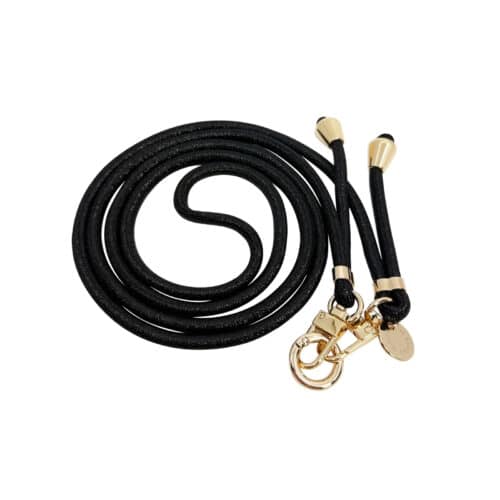 In Sunny Mood Mobilhalsband Glam svart guld