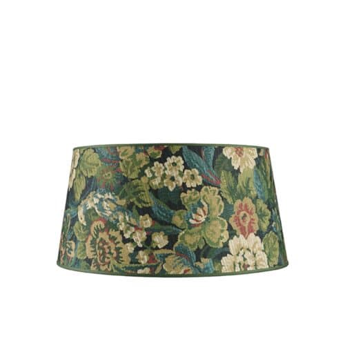 Artwood lampskärm L Ebonleaf flower green L