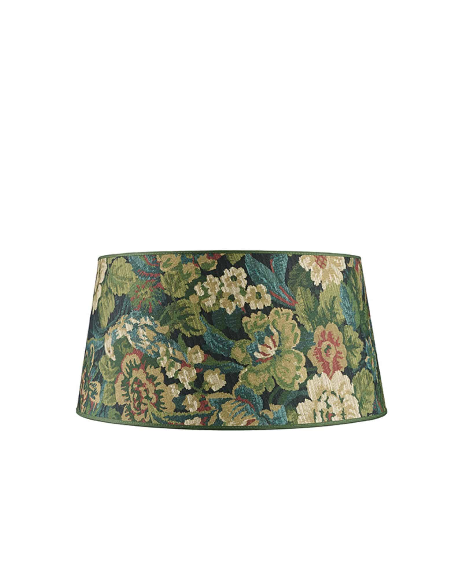 Artwood lampskärm L Ebonleaf flower green L