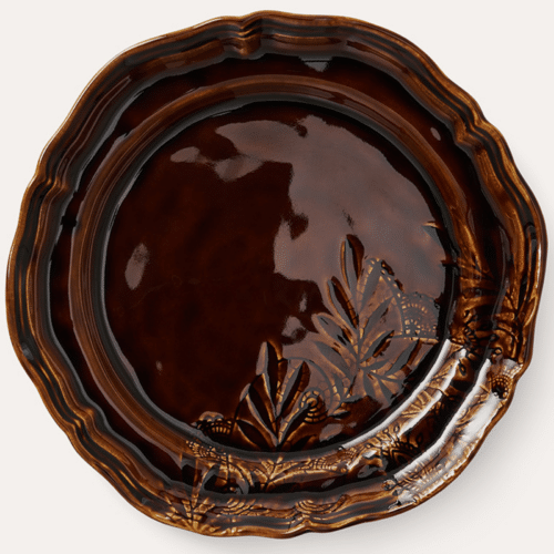 Sthål Mattallrik, 28 cm Coffee