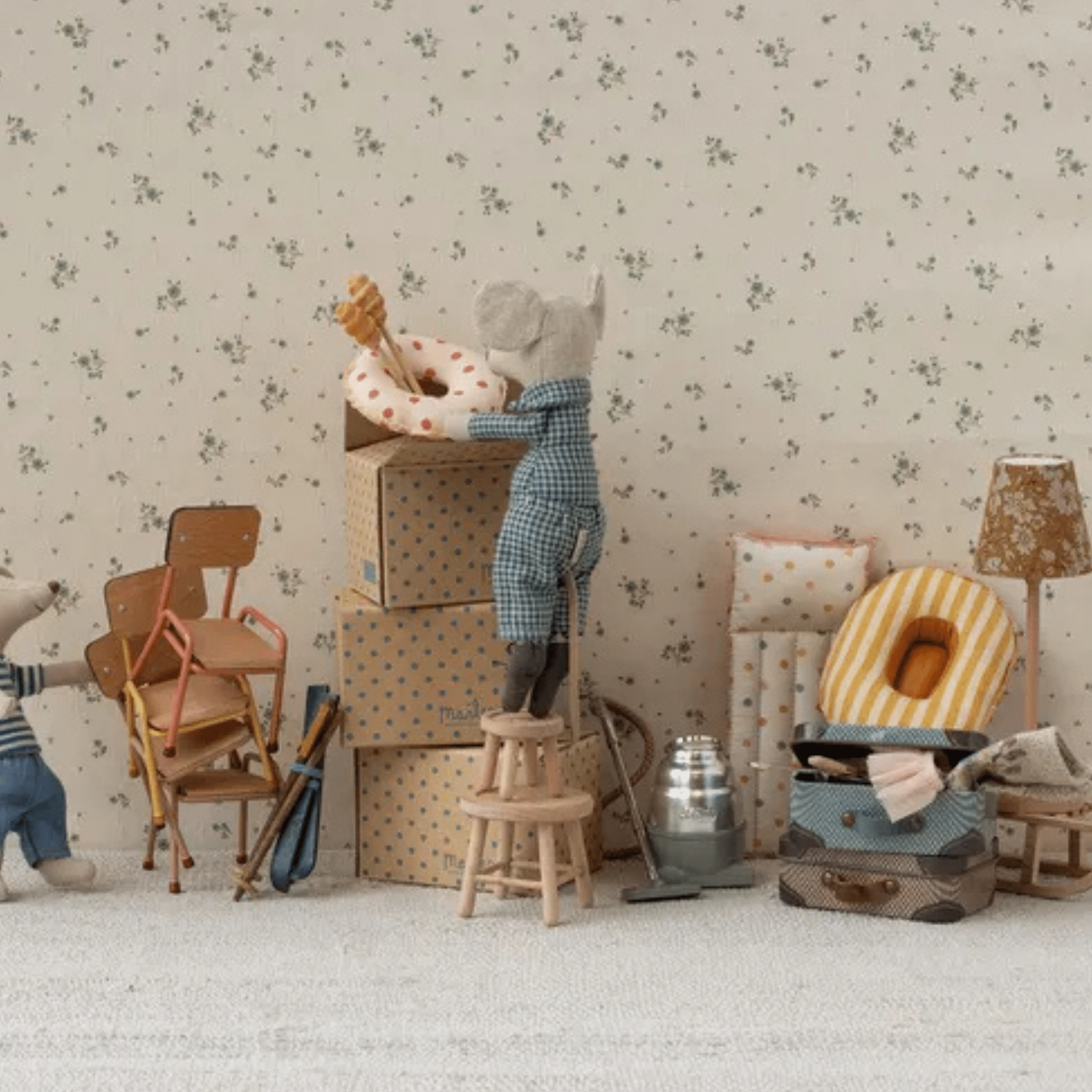 Maileg Stol, Mus – Korall - Bild 2