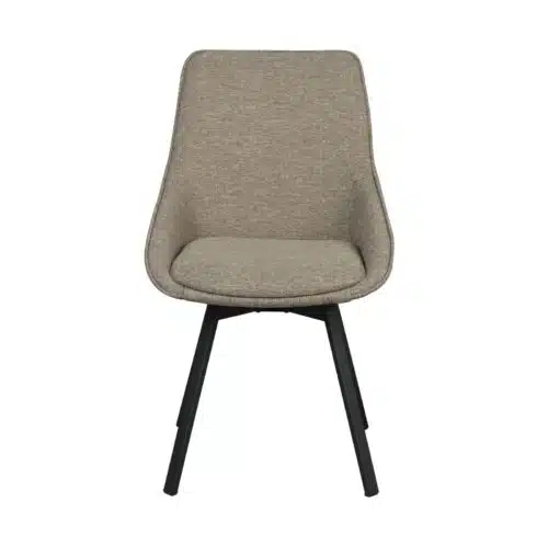 Rowico Alison Stol, Snurrfunktion, Mörkbeige/svart