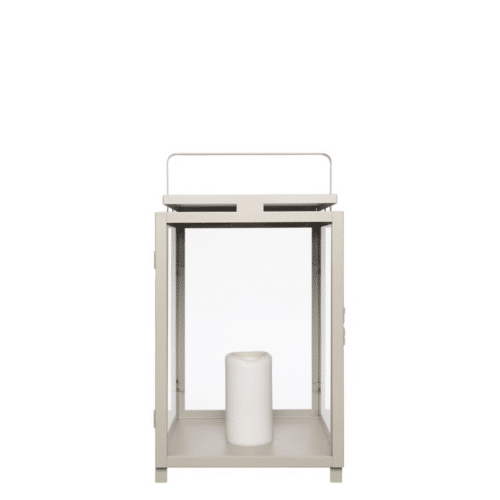 Ernst Lykta för blockljus, h47, beige