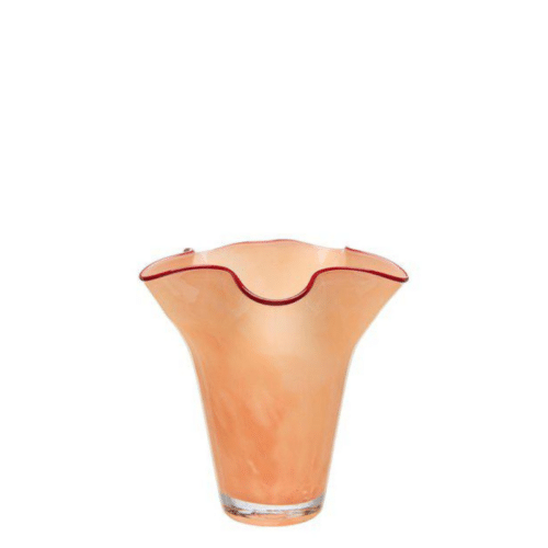 Ebba Vas – Glas 16x18 cm Orange/Röd, Ø14 cm