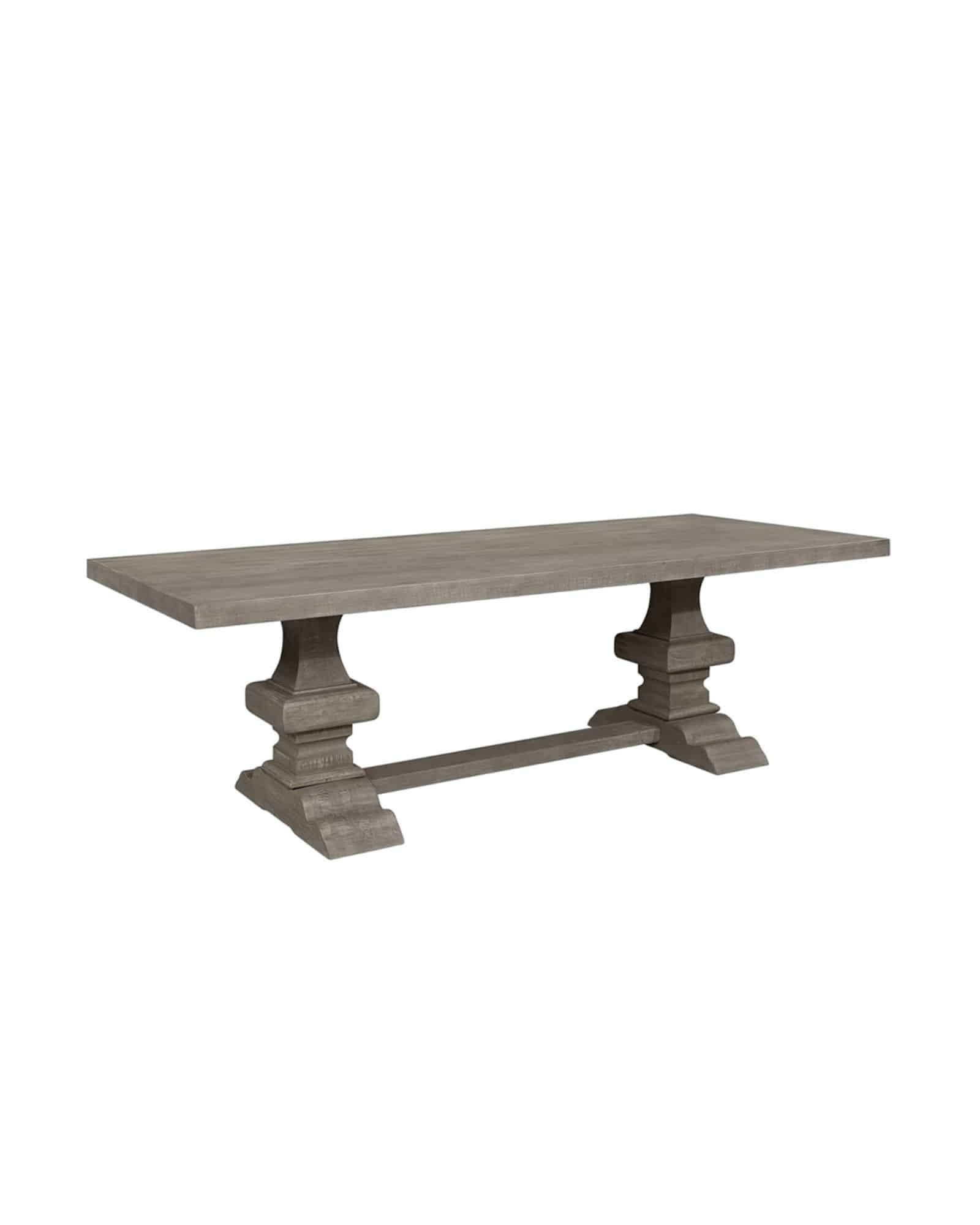 Artwood Paris Matbord 275–365 cm Massiv rustik ek i Pebbles Grey