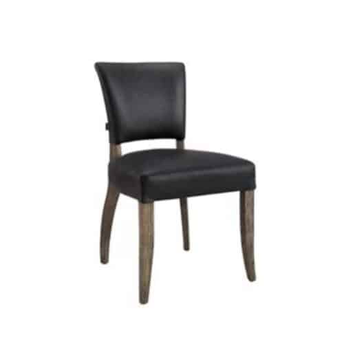 Artwood Matstol Mandy svart läder