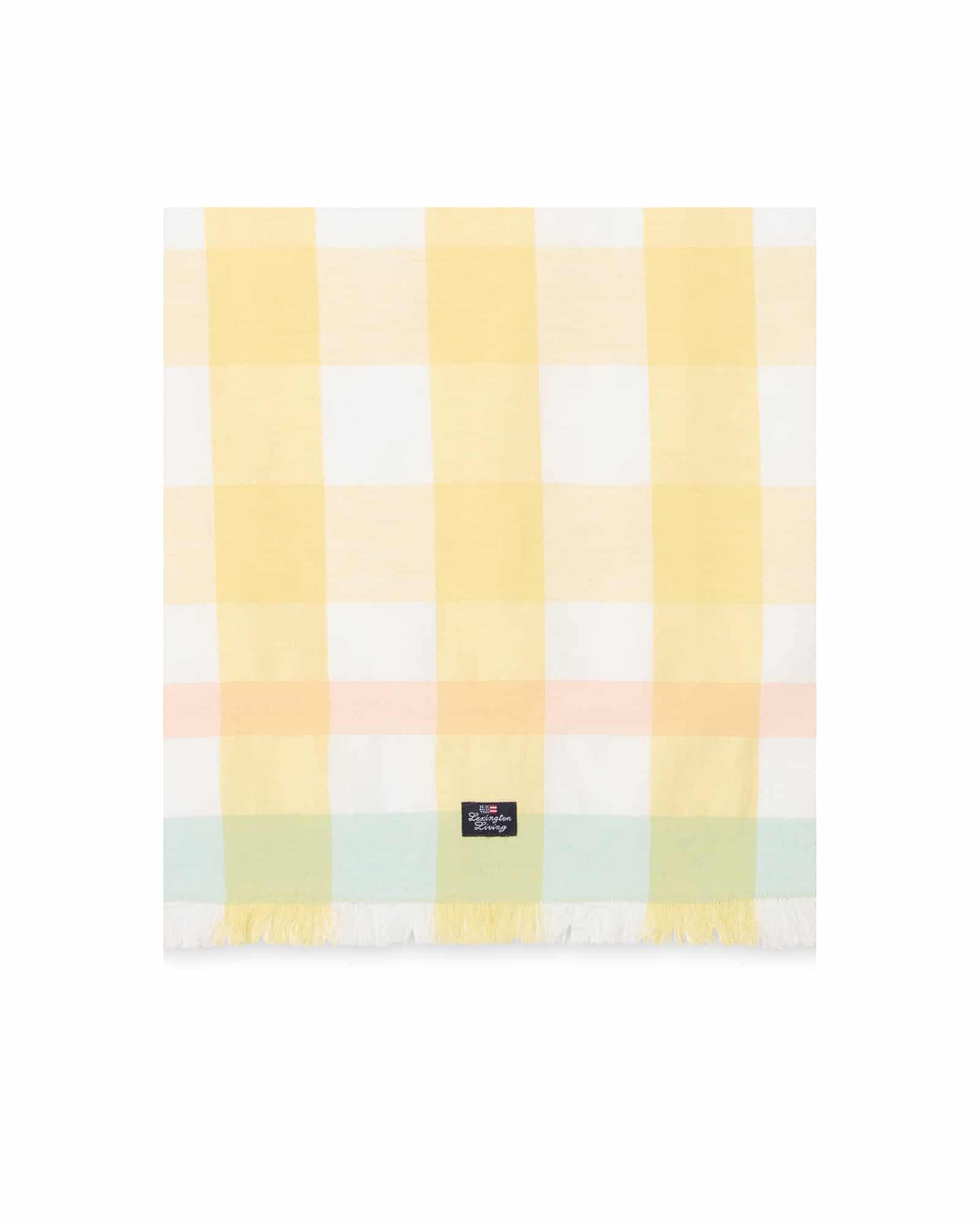 Lexington rutig kökshandduk i linne/bomull