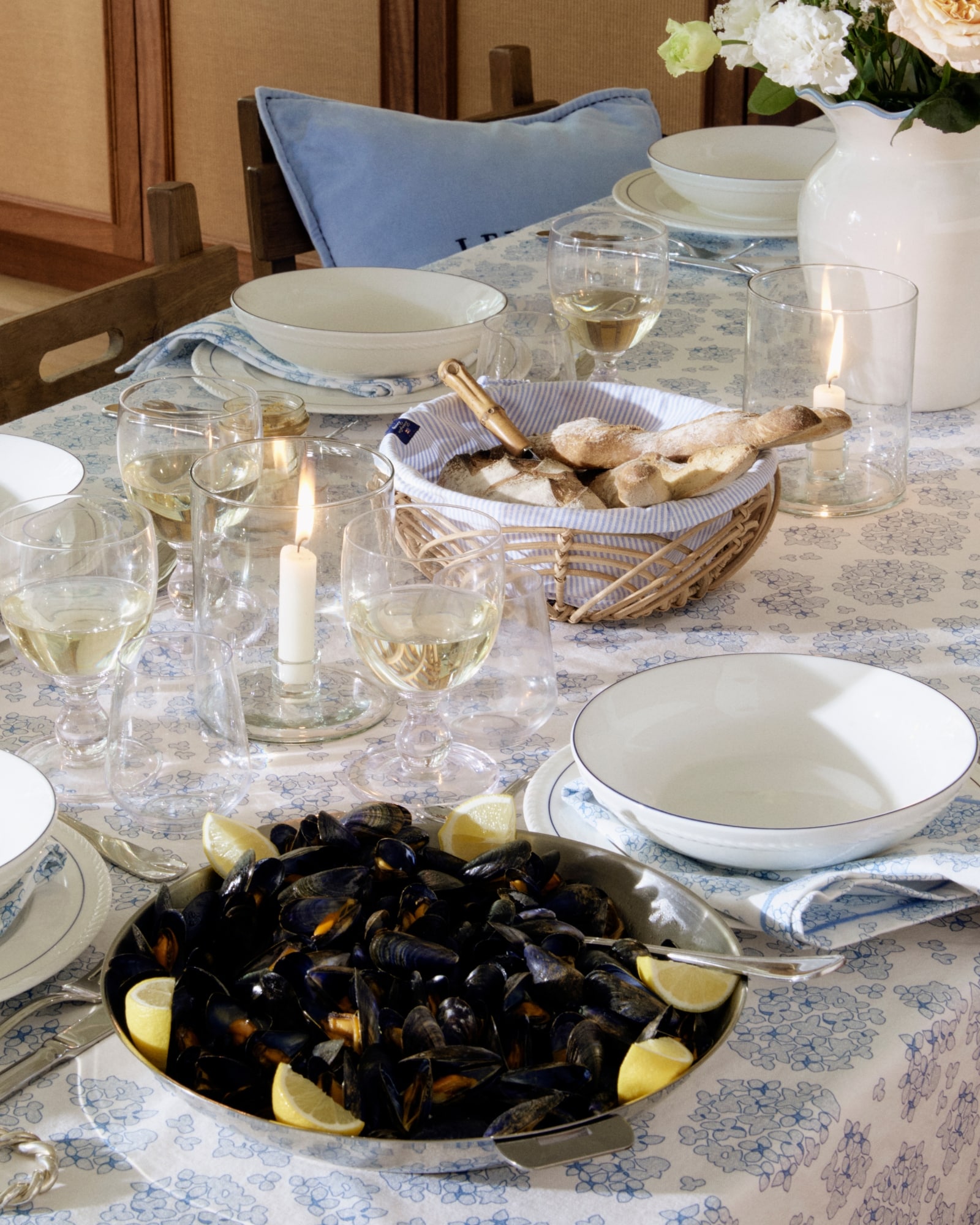 Lexington vågig korg i rotting