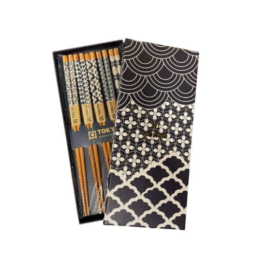 Tokyo Design studio BlueWave set med 5 ätpinnar