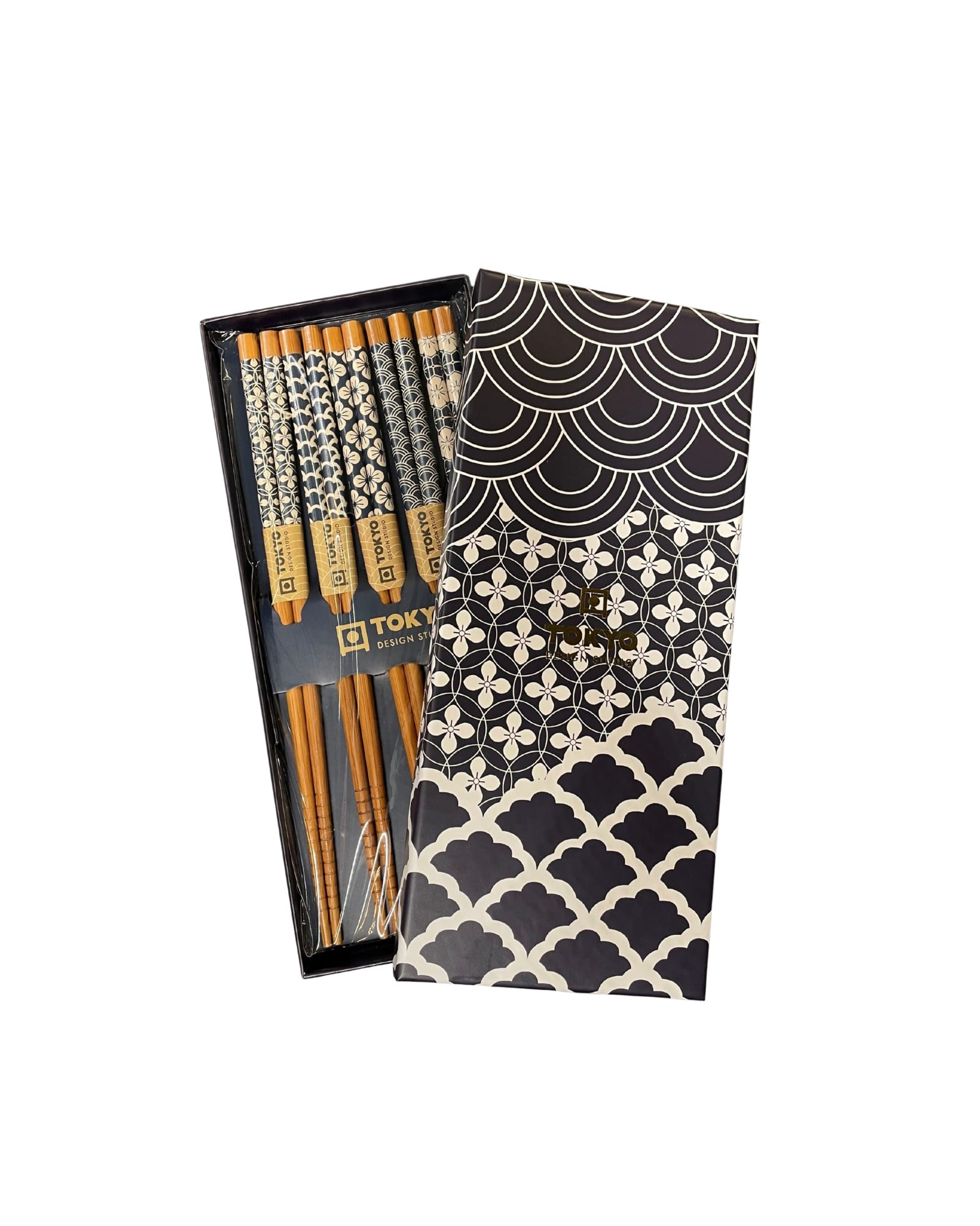 Tokyo Design studio BlueWave set med 5 ätpinnar