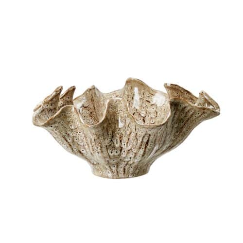 Hanna skål brunmelerad