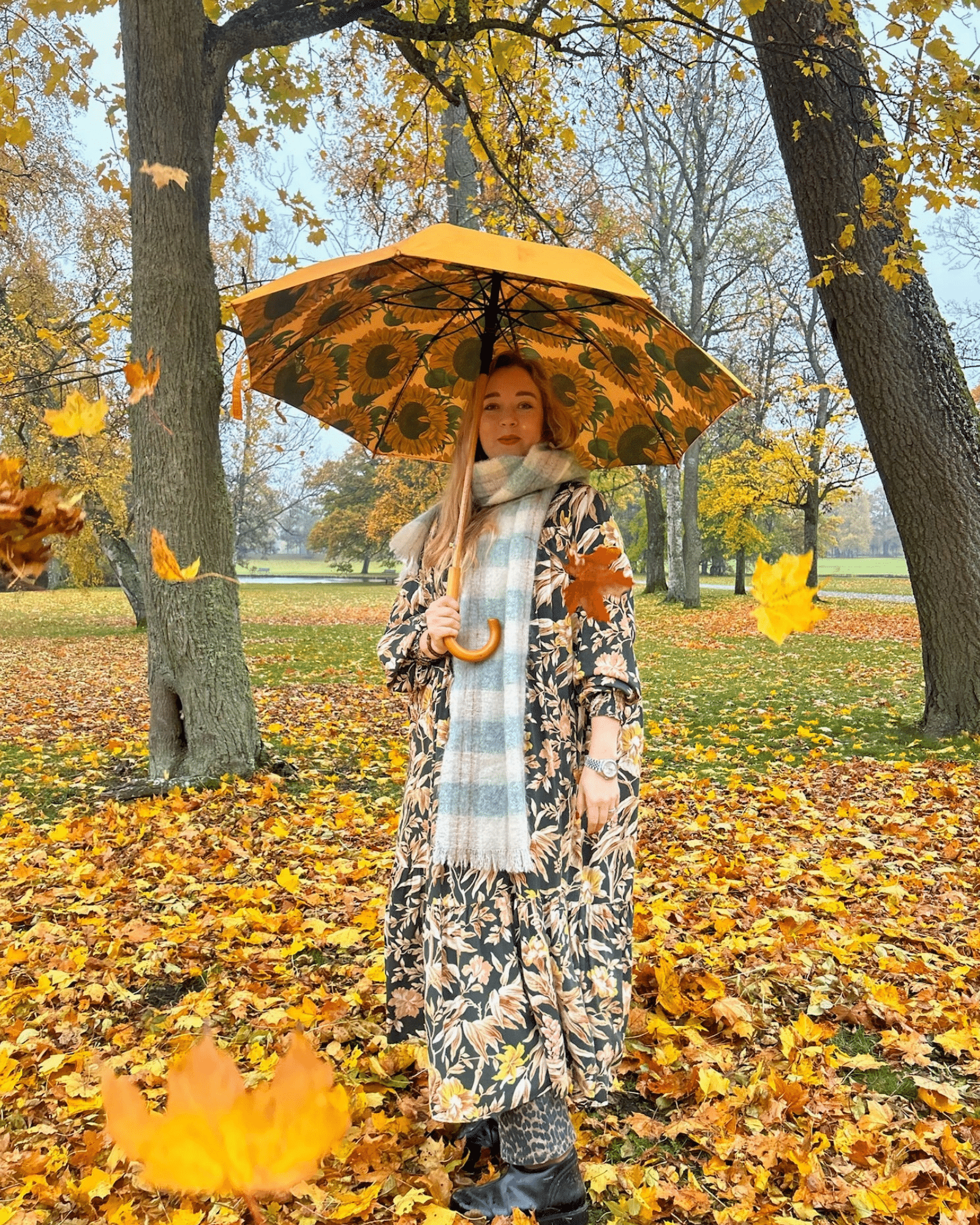 Monchiqe Paraply Sunday med träskaft - Bild 3