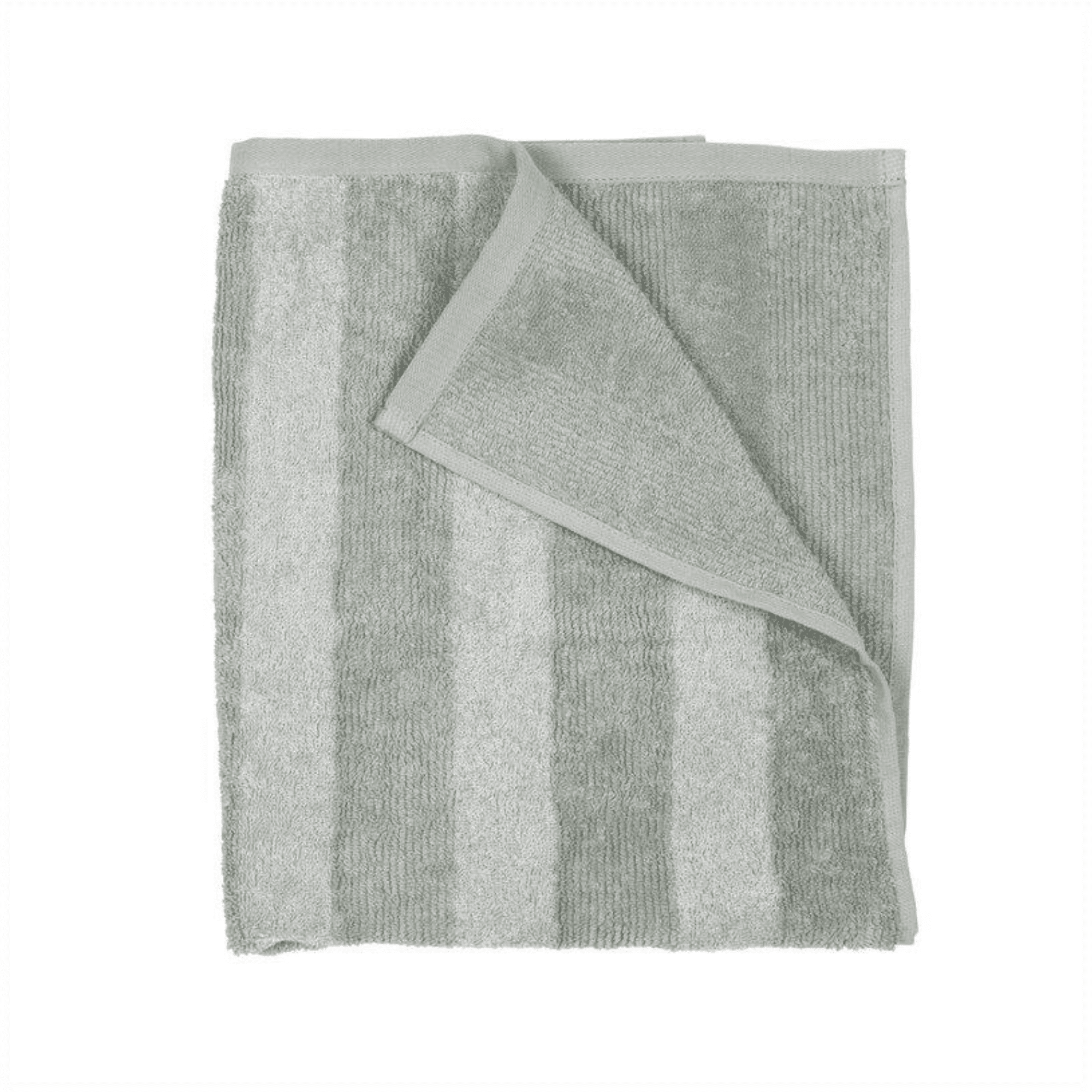 Frottéhandduk Randig Ljusgrön