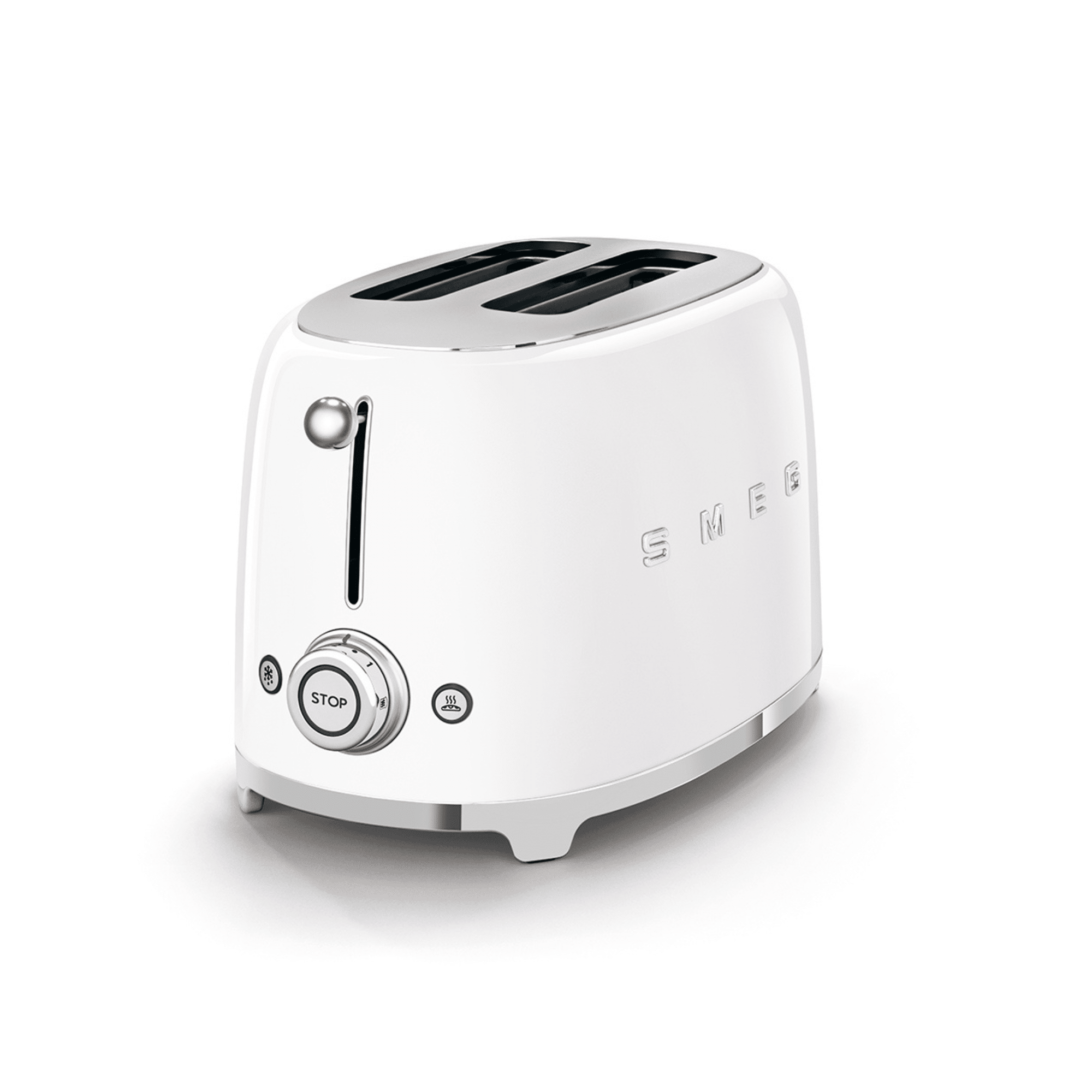 Smeg Brödrost för 2 skivor | Vit Högblank - Bild 2