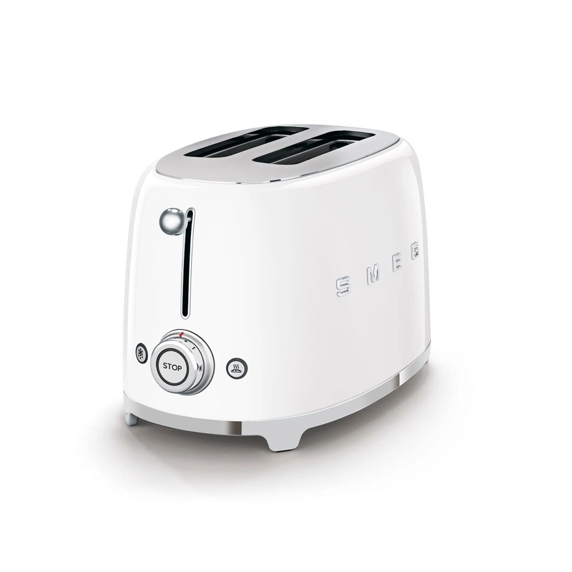 Smeg Brödrost för 2 skivor | Vit Högblank - Bild 2