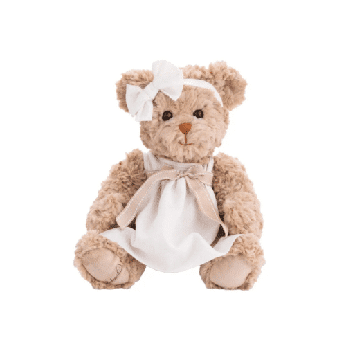 Bukowski Nalle Luna 40 cm, kramvänlig mjuk nalle i beige/brun med mjuka detaljer.