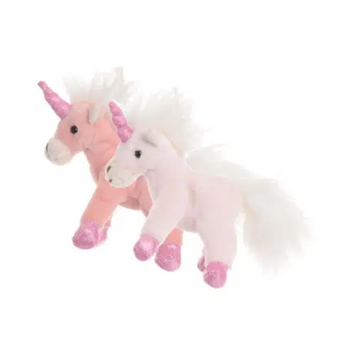 Bukowski Unicorn – Väskberlock Pink, rosa enhörning med man och horn, mjuk och charmig detaljerad accessoar.