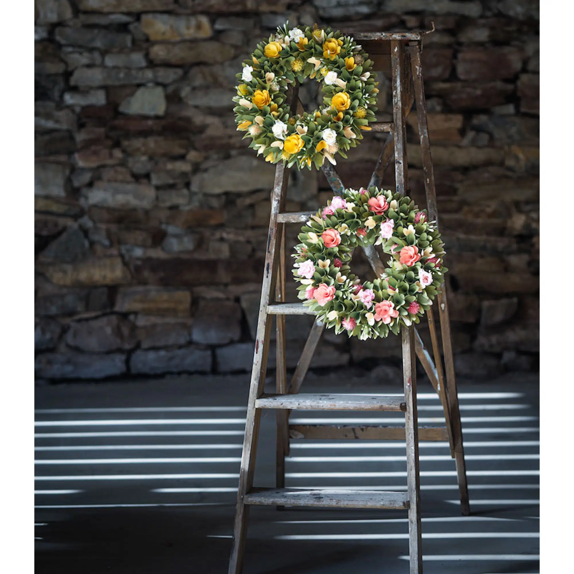 Krans Rosor Rosa Ø40 cm - Bild 2