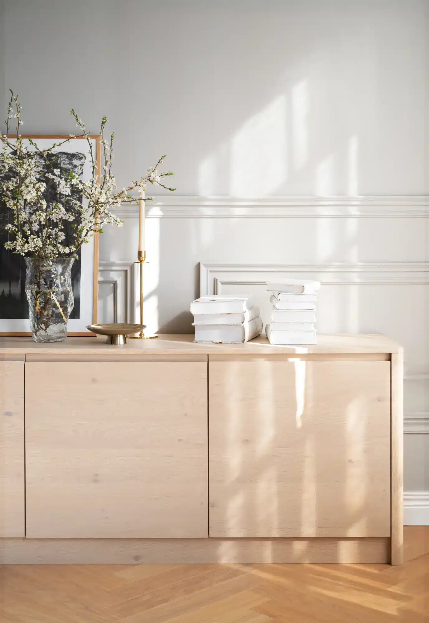 Rowico Melstone Sideboard, Vitpigmenterad, 180x40x70 cm - Bild 3