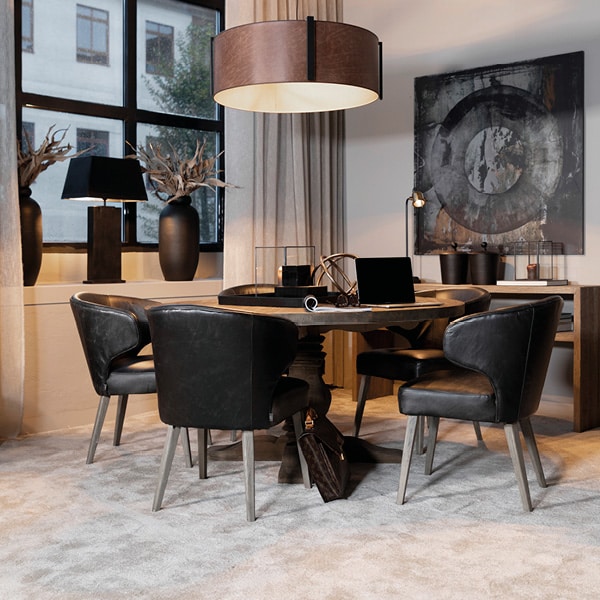 Artwood PARIS matbord Ø150 cm US brown - Bild 6