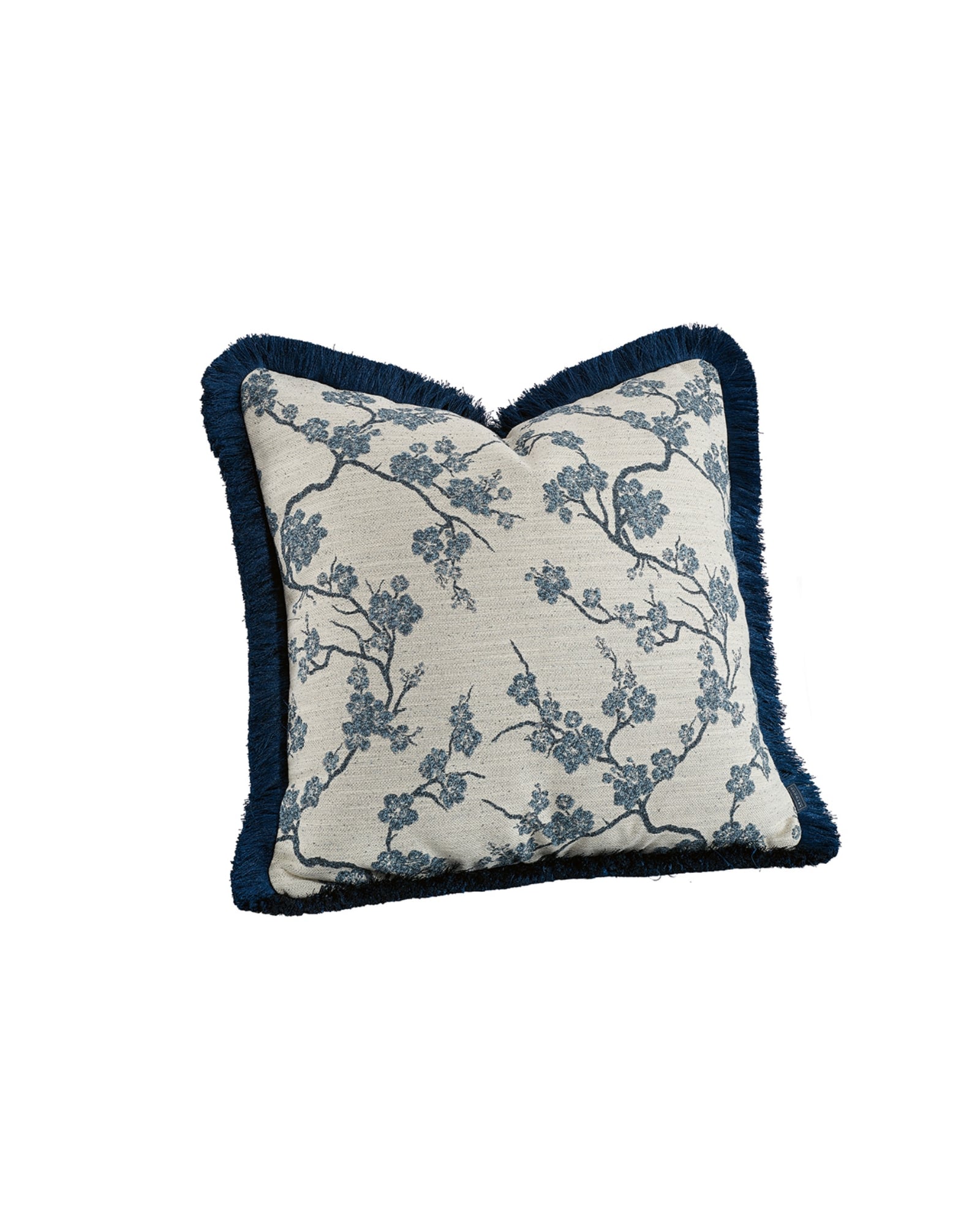 Artwood Sakura blå kuddfodral med frans