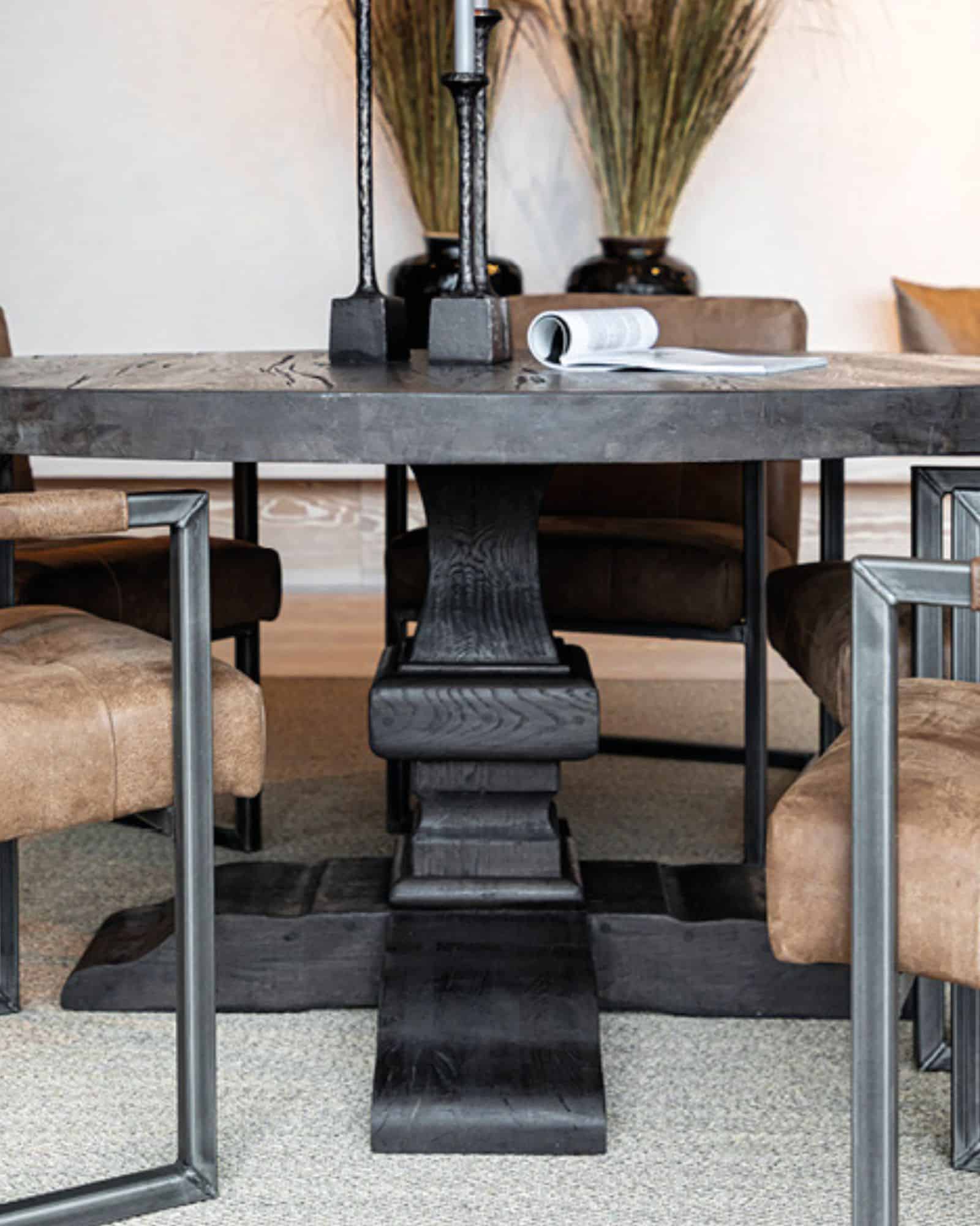 Artwood PARIS matbord Ø150 cm US brown - Bild 4