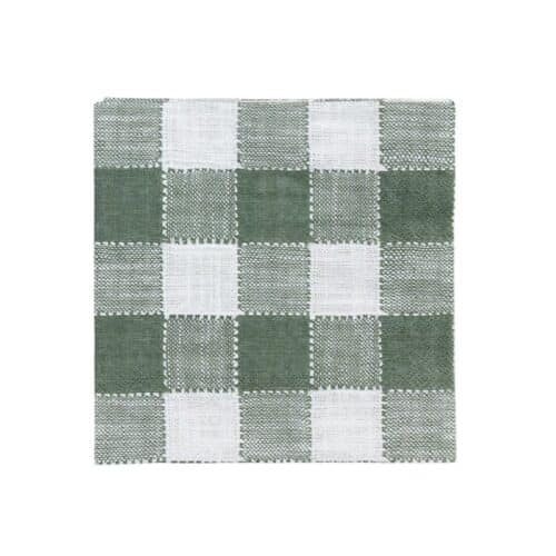 Pappersservett Ida Ruta Grön/Vit