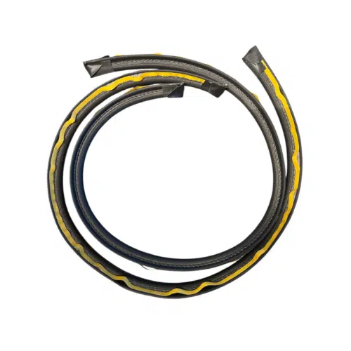 Packning sidoglas 2 cm 80 cm till Contura kamin – 2 stycken värmetåliga tätlister