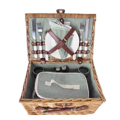 Picknickkorgset Vendela Liten Grön - för 2