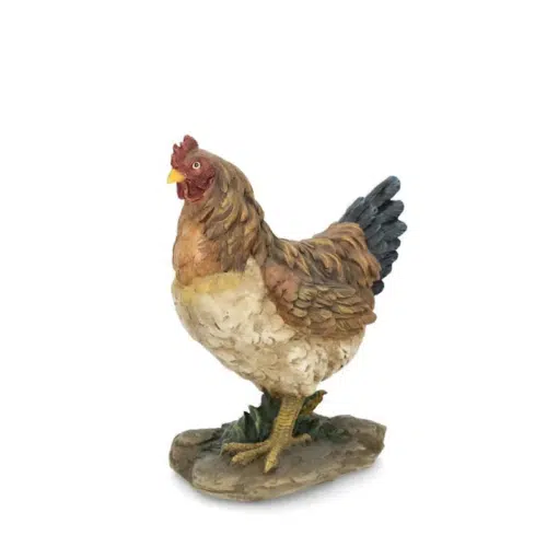 Dekoration Höna – färgglad påskdekoration 28 cm