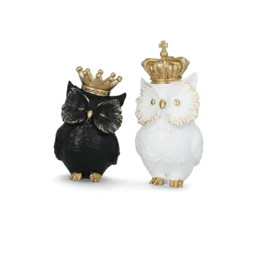 Dekoration Uggla Krona Mix – lekfull polyfigur 21 cm