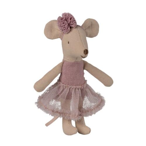 Maileg Ballerinamus Lillasyster Heather