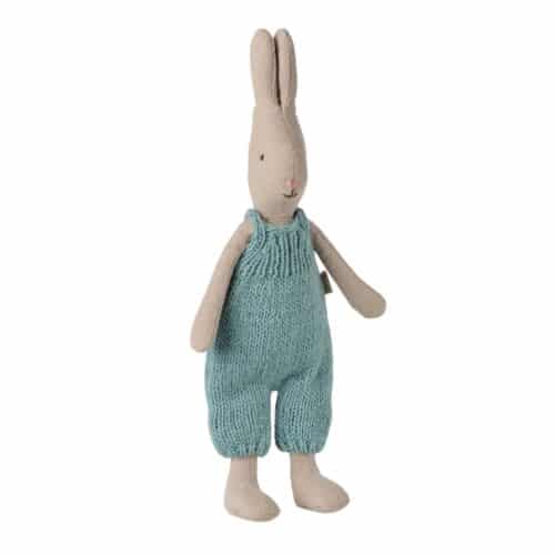 Maileg Klassisk Stickad overall Kanin Stl 1