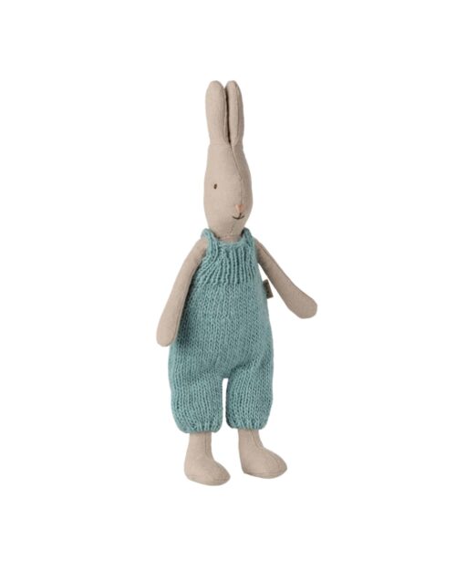 Maileg Klassisk Stickad overall Kanin Stl 1