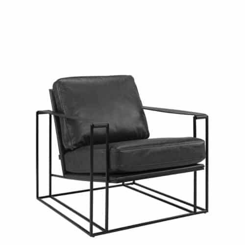 Artwood Skinnfåtölj Bellagio Mountain black