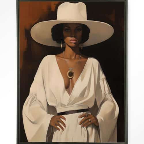 Tavla Sophia 145x190cm svart ram