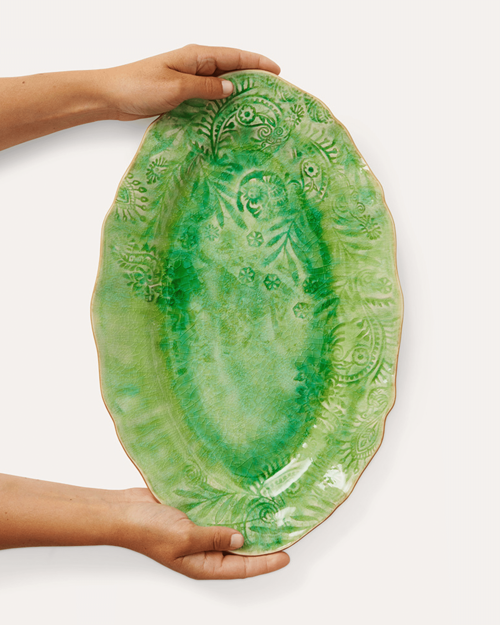 Sthål Small Oval Serving Dish 40x25 cm Seaweed– Arabesque - Bild 3