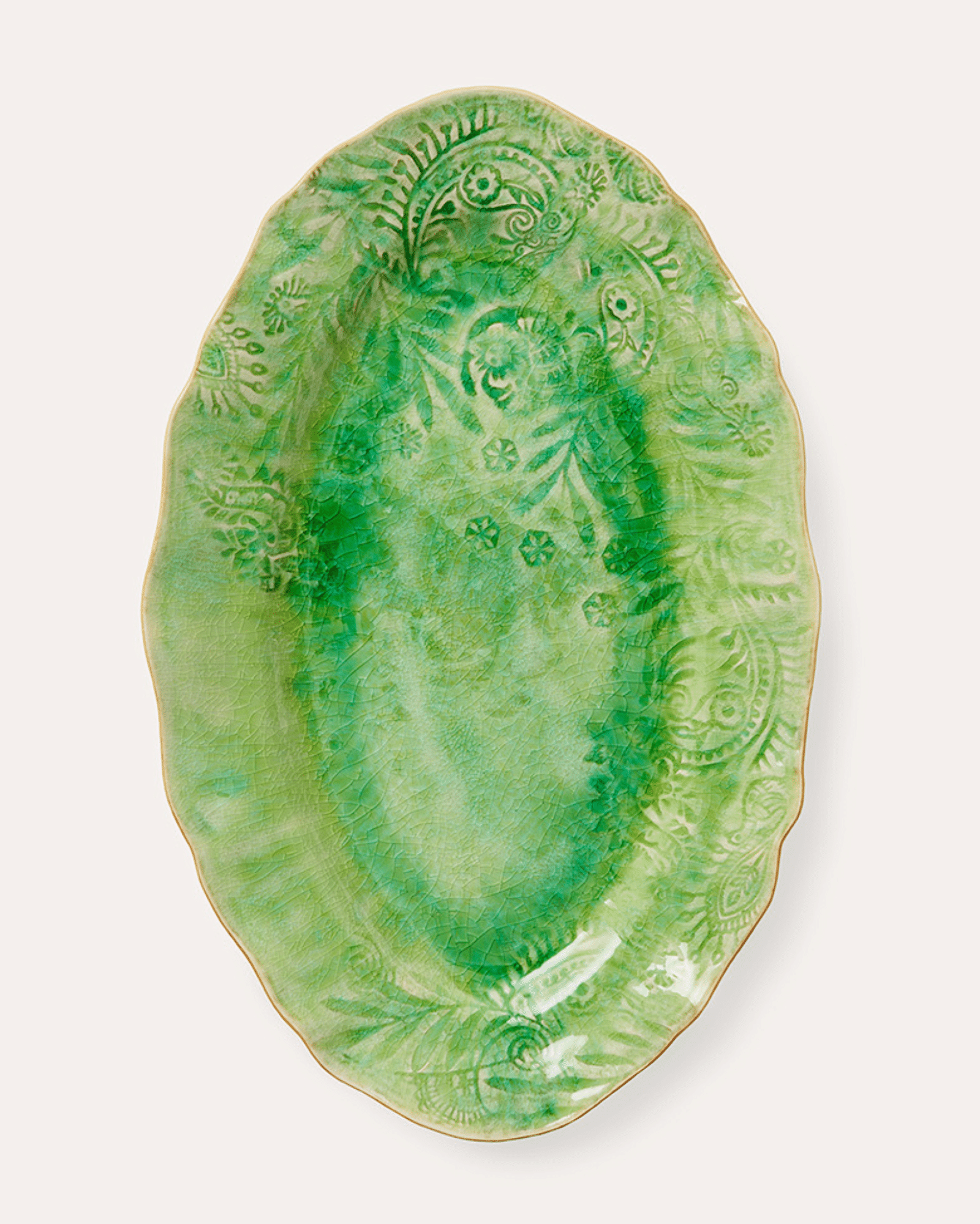 Sthål Small Oval Serving Dish 40x25 cm Seaweed– Arabesque