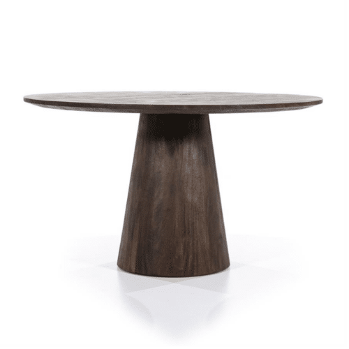 Matbord Aron runt 130x76 - brunt