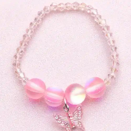 Boutique Holo Pink Crystal Bracelet armband