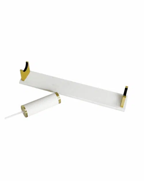 Lampbas vit marmor - Support tube